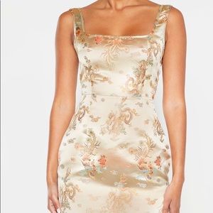 SOLD! PLT Square Neck Jacquard Bodycon Dress